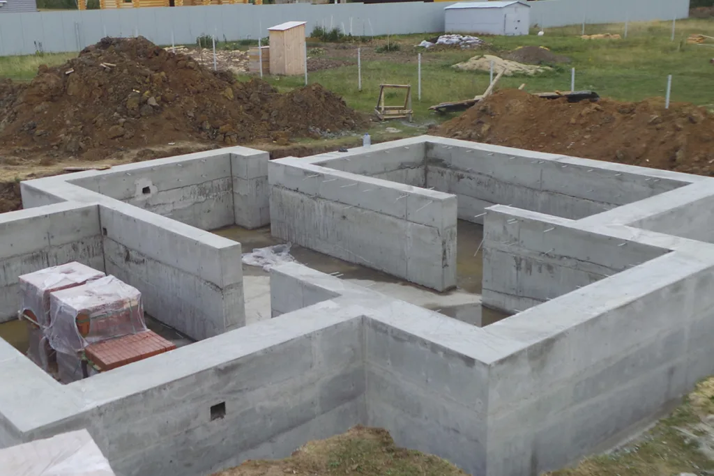 Заглублённый ленточный фундамент