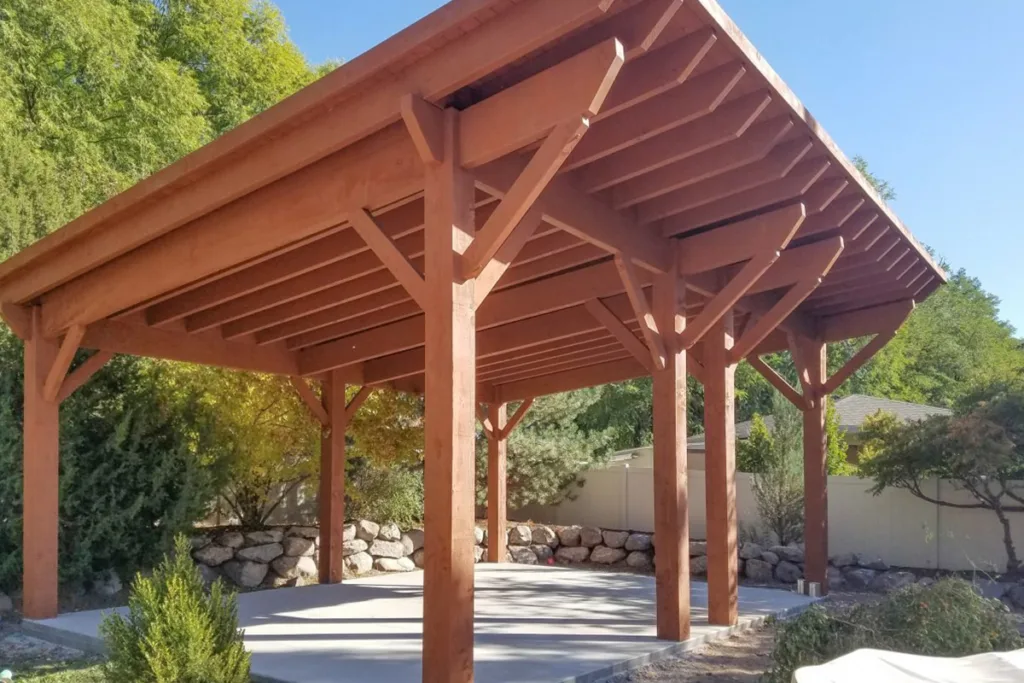 Навесы из дерева