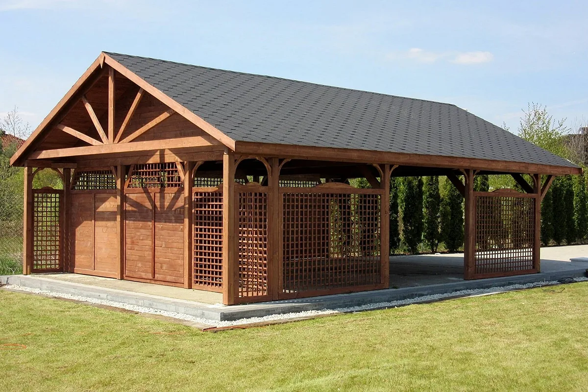 Навесы из мягкой кровли