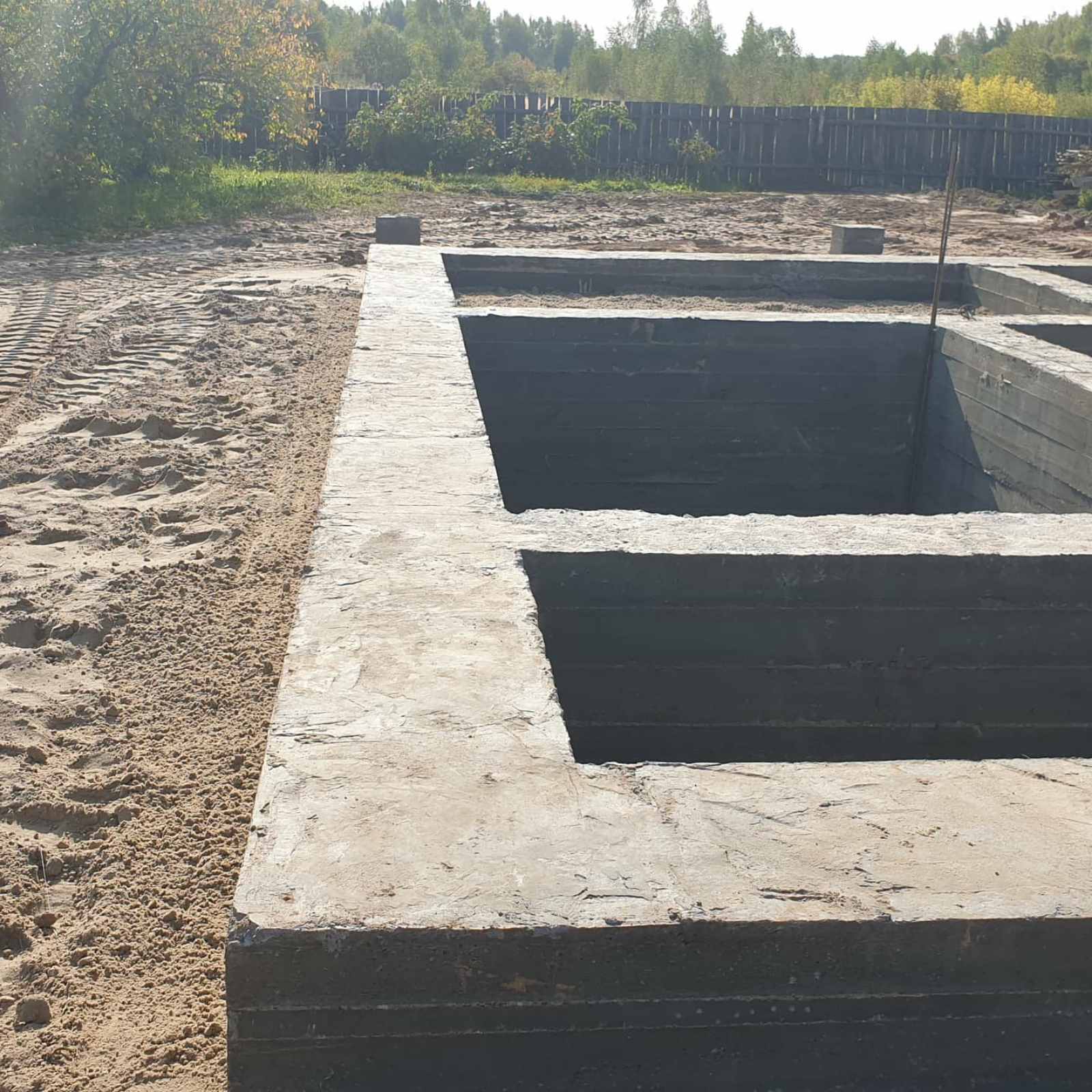 Ленточный фундамент галерея выполненных работ