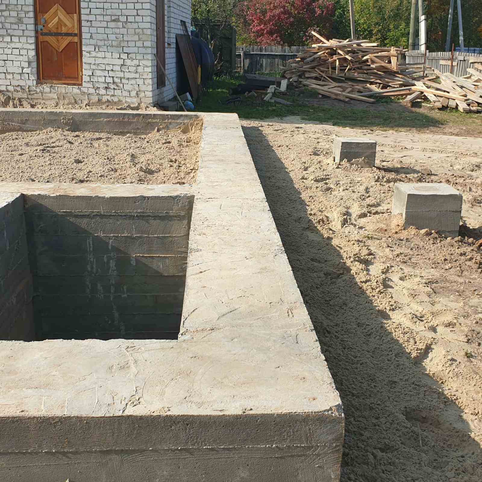 Ленточный фундамент от компании «Альбатрос» наша работа