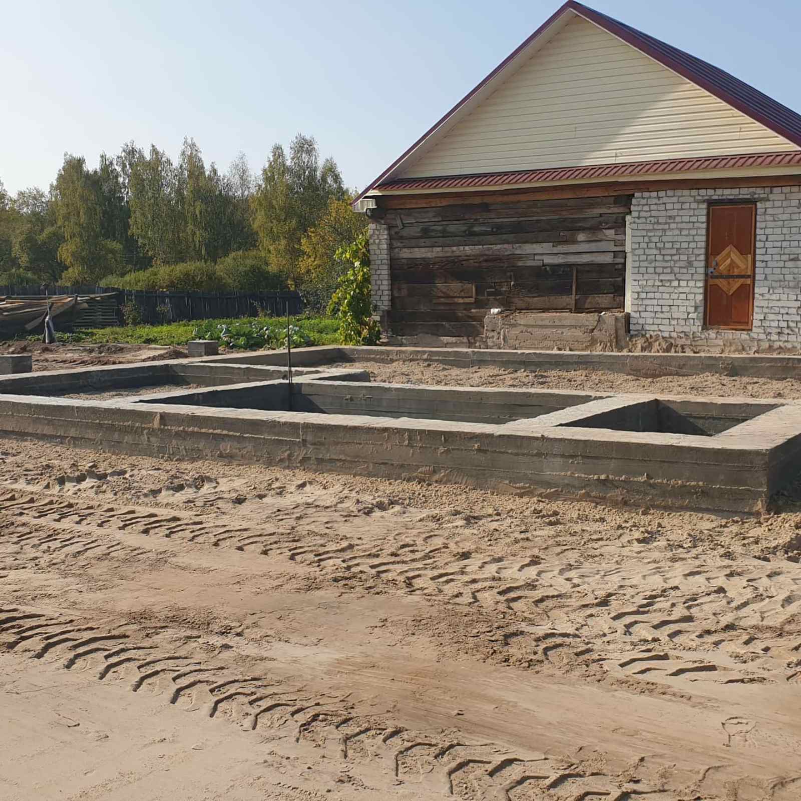 Ленточный фундамент от компании «Альбатрос» фото работы