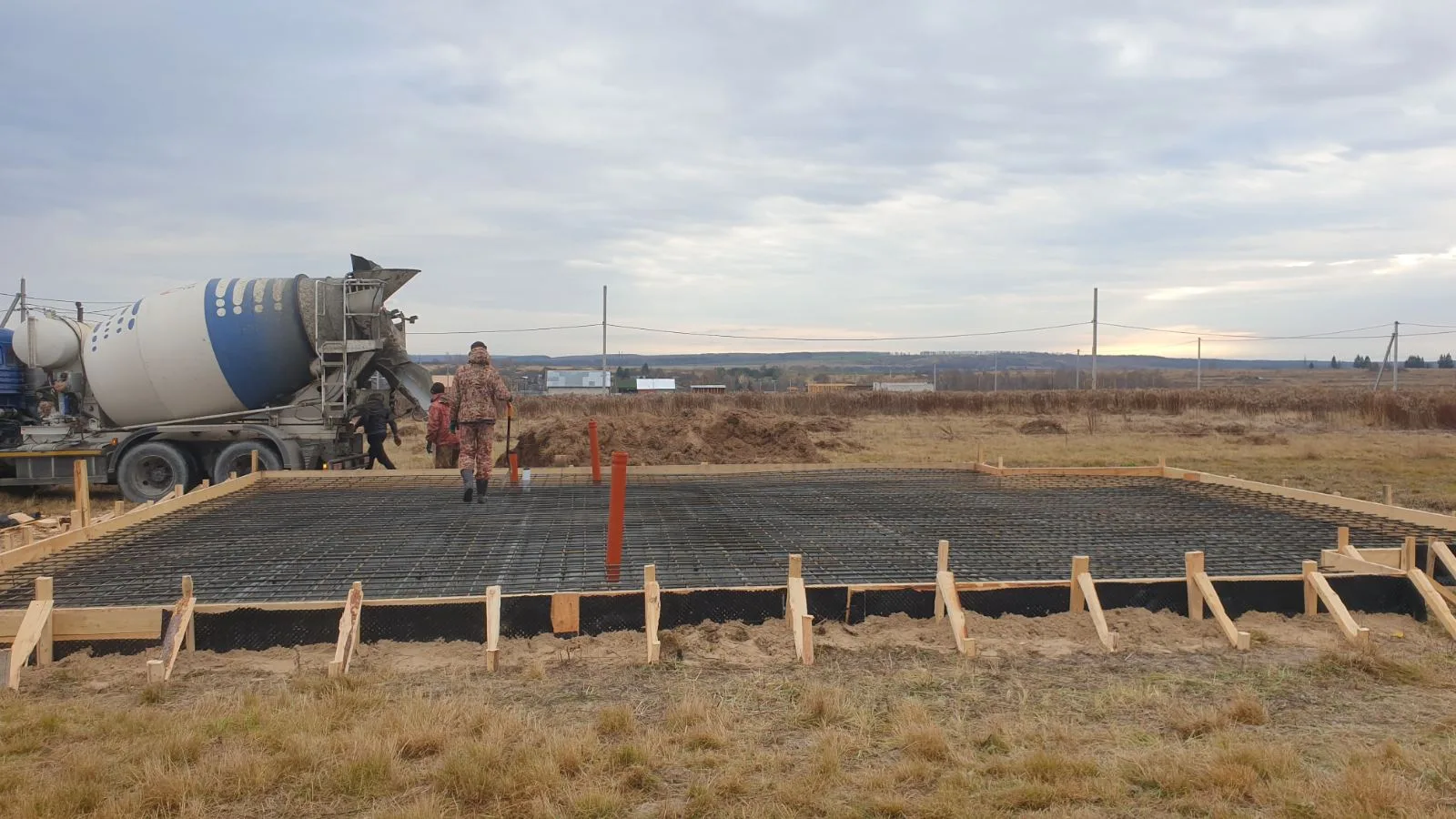 Монолитный фундамент от компании «Альбатрос» наша работа