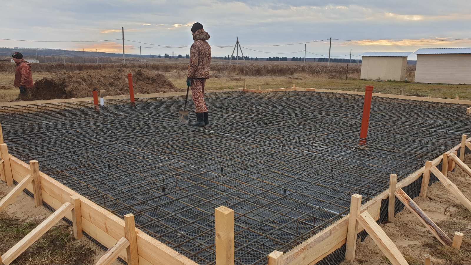 Монолитный фундамент от компании «Альбатрос» фото нашей работы