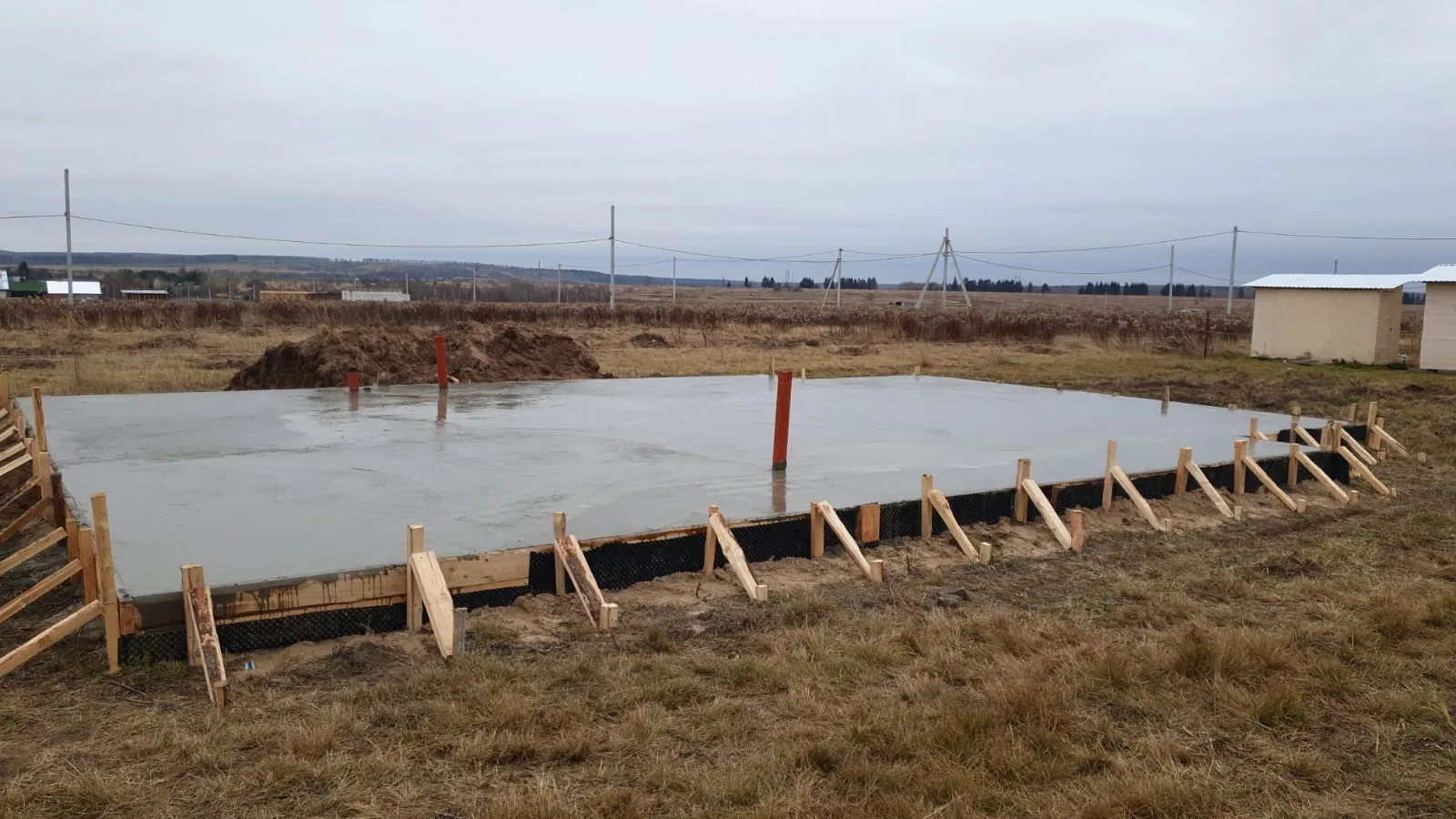 Монолитный фундамент от компании «Альбатрос» галерея