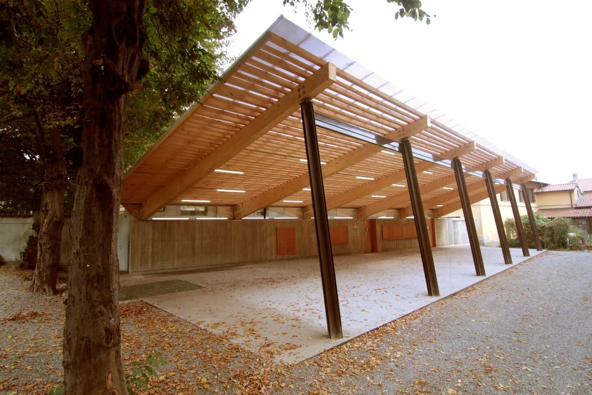 Навесы из дерева от компании «Альбатрос»