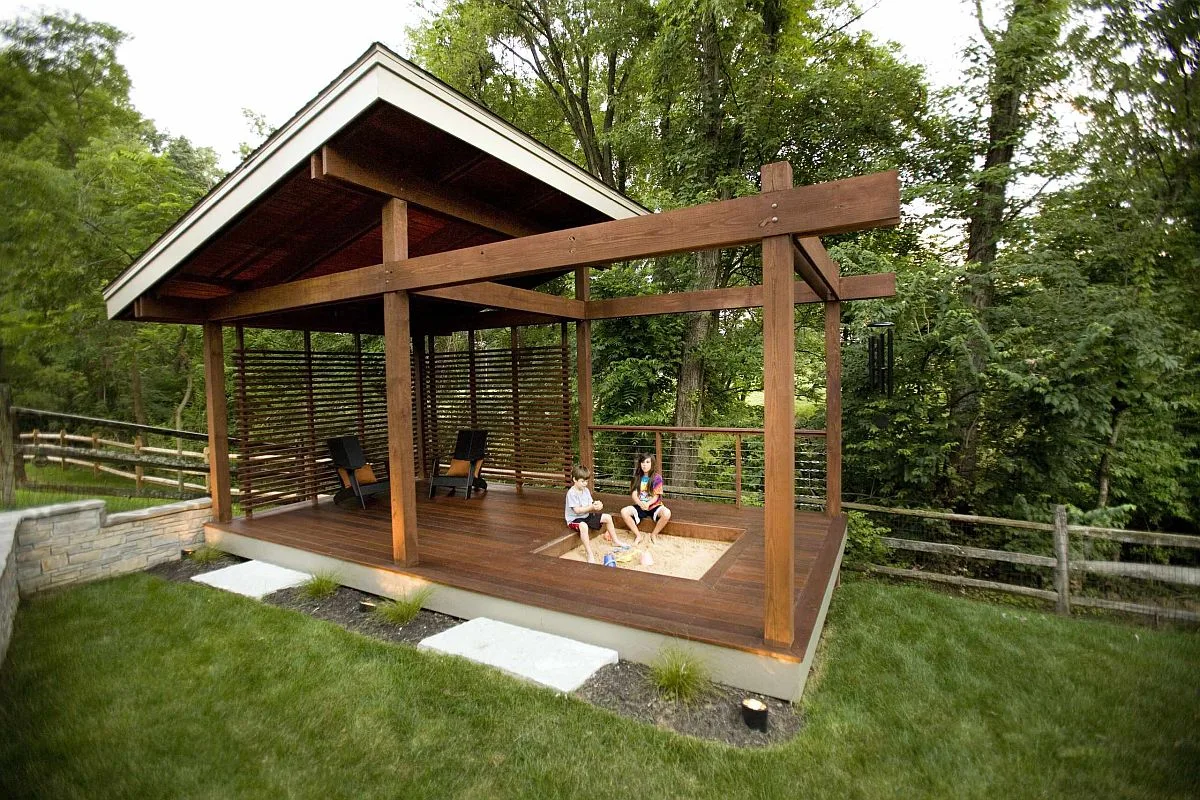 Навесы из дерева от компании «Альбатрос» Краснодар