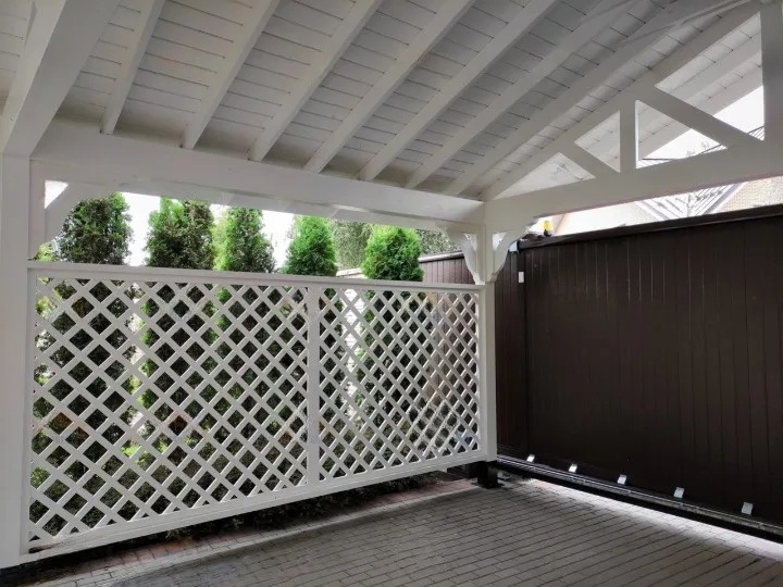 Навесы из дерева от компании «Альбатрос» фото нашей работы