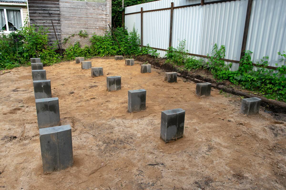 Столбчатый фундамент от компании «Альбатрос» в Краснодарском крае
