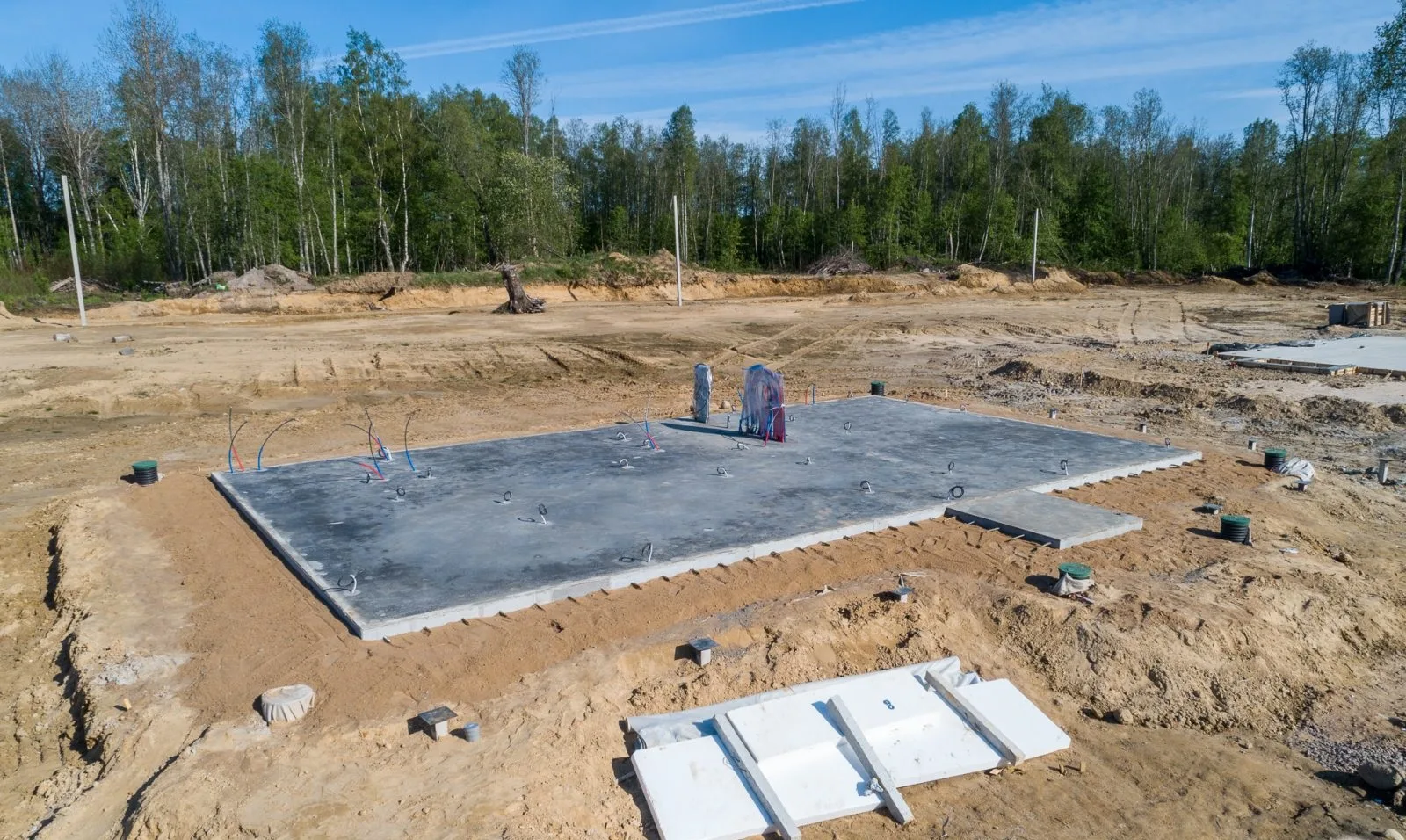 Утеплённая шведская плита от компании «Альбатрос» выполненная работа