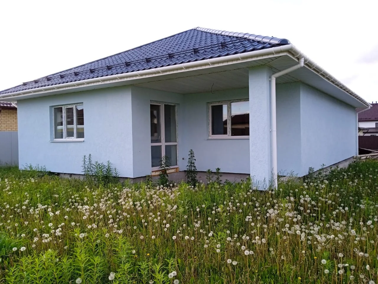 Строительство дома из пеноблоков от компании «Альбатрос» фото выполненной работы