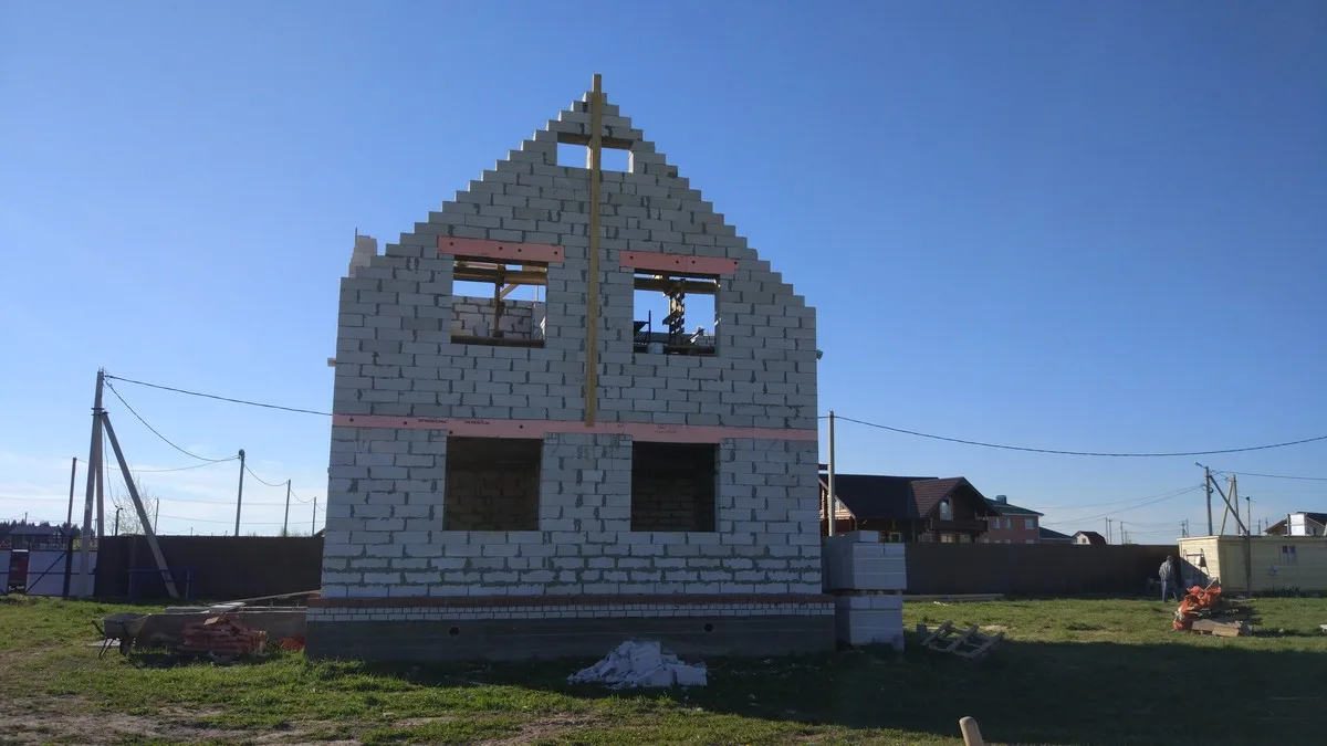 Строительство дома из газоблоков от компании «Альбатрос» наша работа