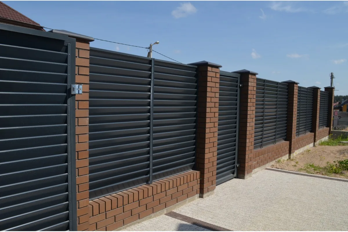 Установка Забор жалюзи от компании «Альбатрос»