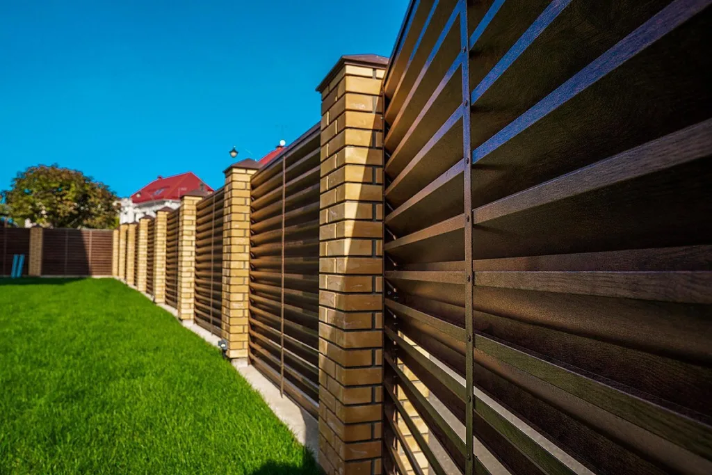 Забор жалюзи